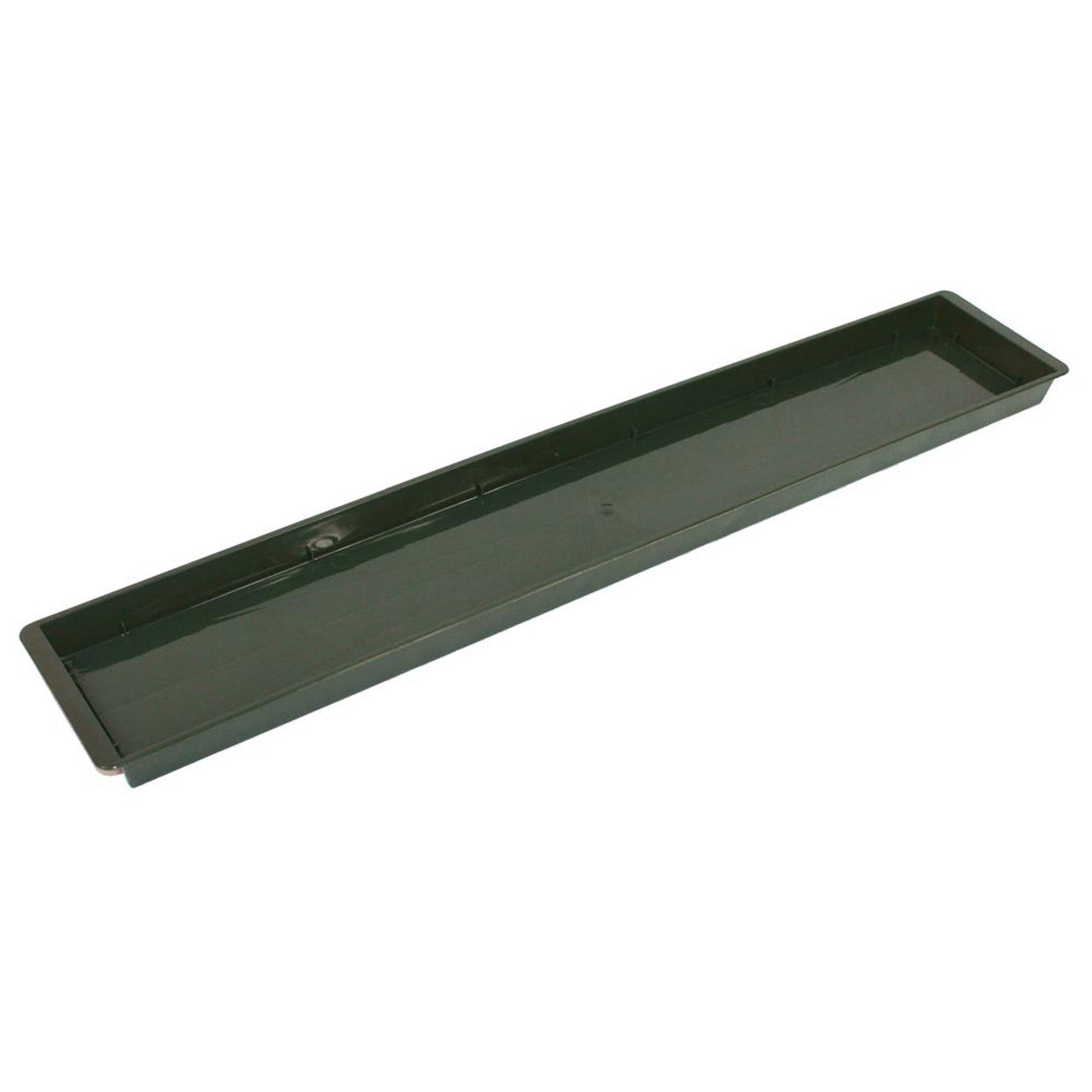 28.5" Green Triple Brick Plastic Flat Tray