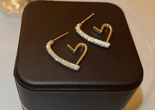 Heart Stud Earrings