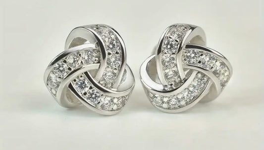 Knot Design Stud Earrings