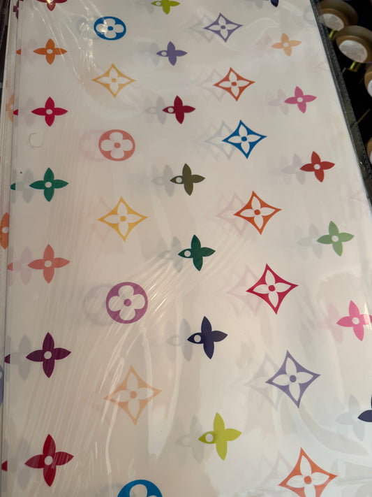 Colorful Designer Floral Paper